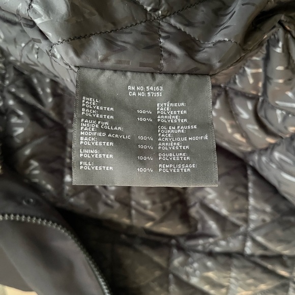 Marc New York Black Jacket with Faux Fur Collar Size M - Picture 9 of 12